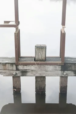 Ecluse sur plan d'eau en hiver La Flocellière, 26 décembre 2026