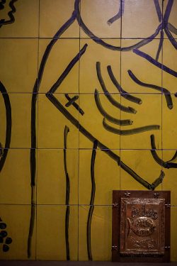 Détail oeuvre de Matisse et Bracque, église Plateau d'Assy 18 février 2026