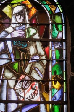 Vitrail , église, Plateau d'Assy, 18 février 2026