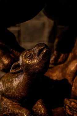 Détail sculpture, église Notre Dame de l'Espérance, Plateau d'Assy, 18 février 2026
