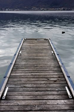 Passerelle, Lac d'Annecy, 20 février 2026