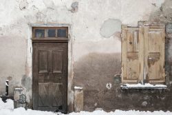 Porte close Hotel abandoné St Christophe en Oisans, 13 février 2026