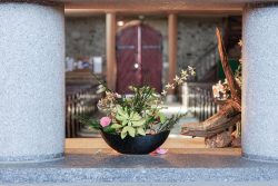 Composition florale église de St Mesmin 17 mars 2026