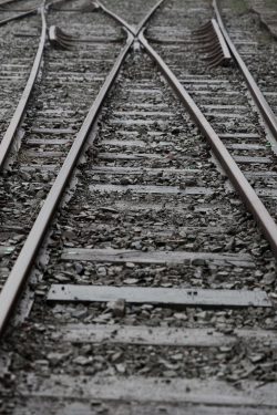 Voies ferrées, La Meilleraie Tillay, décembre 2025